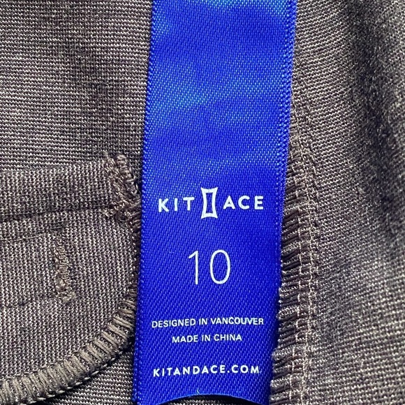 KIT and Ace Womans Size 10 Grey High Rise Tencel Cashmere Ankle Trousers - Picture 11 of 14